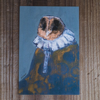 マントのブラックメンフクロウ